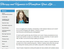 Tablet Screenshot of hypnotransformations.com